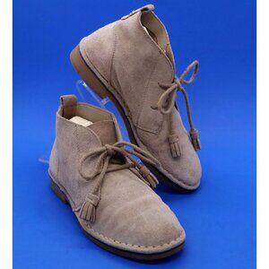 Tommy Bahama Evert Tan Suede Chukka Desert Booties Sz 6.5‎ BOHO Hippie Shoes
